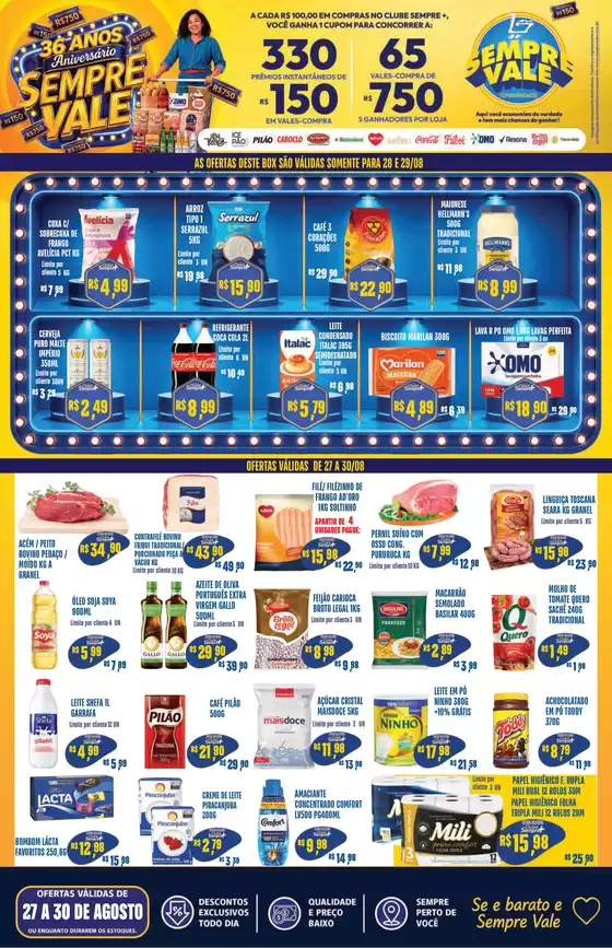 Catálogo Sempre Vale Supermercados em Guaxupé | Ofertas exclusivas | 2026-08-27T00:00:00.000Z - 2026-08-30T00:00:00.000Z