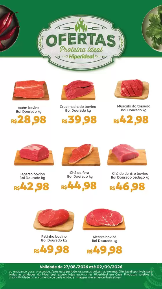 Catálogo Hiperideal Supermercados | Nossas melhores ofertas para você | 2026-08-27T00:00:00.000Z - 2026-09-02T00:00:00.000Z
