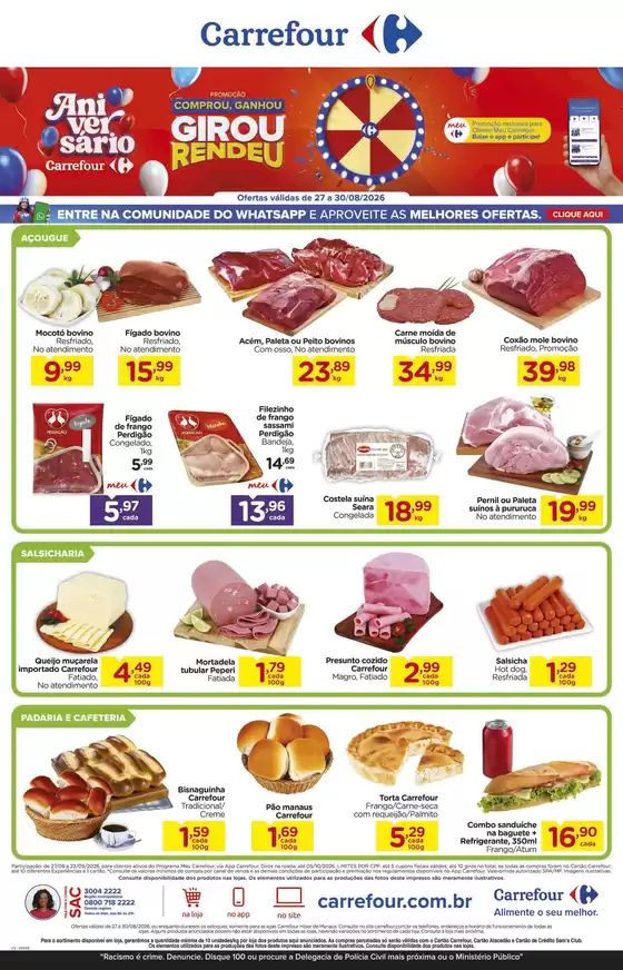 Catálogo Carrefour | LÂMINA EXCLUSIVA AÇOUGUE MANAUS | 2026-08-27T00:00:00.000Z - 2026-08-30T00:00:00.000Z