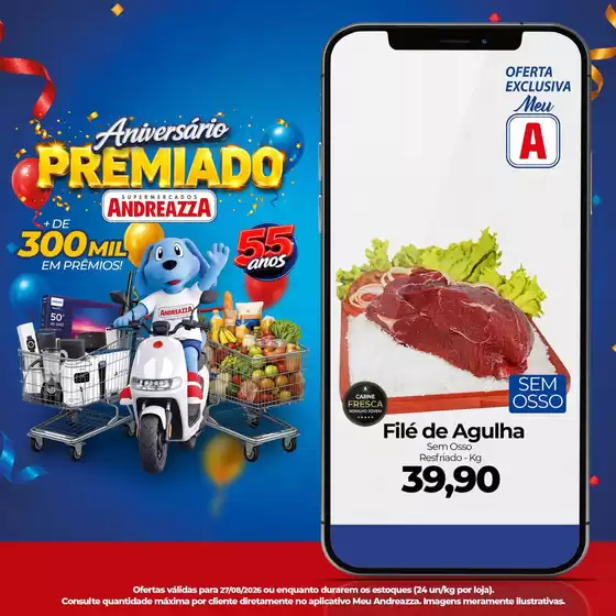 Catálogo Supermercados Andreazza | Novas ofertas para descobrir | 2026-08-27T00:00:00.000Z - 2026-08-27T00:00:00.000Z