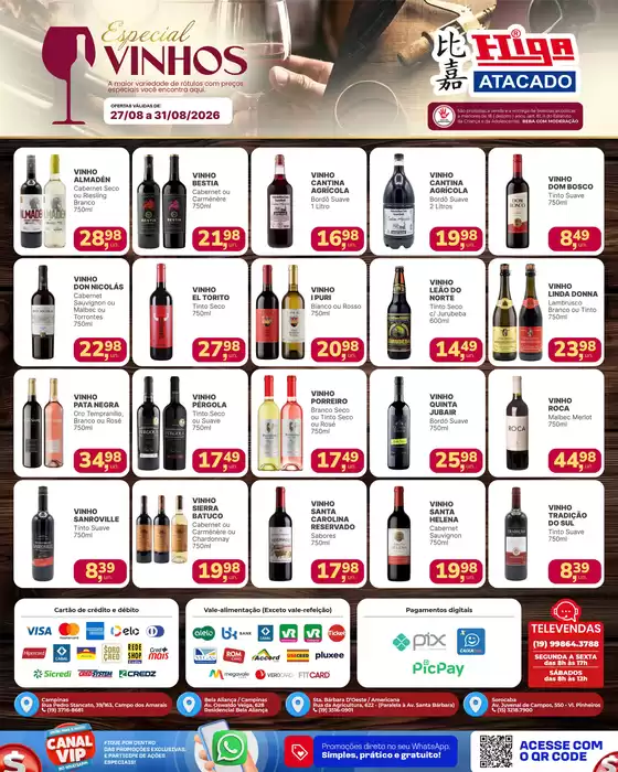 Catálogo Higa Atacado | Higa atacado folheto vinhos 20260827 20260831 AO0FKMMz761O | 2026-08-27T00:00:00.000Z - 2026-08-31T00:00:00.000Z