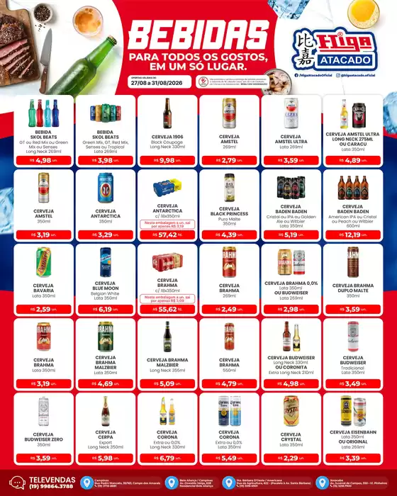Catálogo Higa Atacado | Higa atacado folheto bebidas 20260827 20260831 mo5S1J7QqBiq | 2026-08-27T00:00:00.000Z - 2026-08-31T00:00:00.000Z