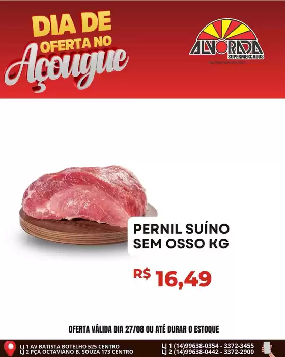 Catálogo Alvorada Supermercados | Encarte Alvorada Supermercados | 2026-08-27T00:00:00.000Z - 2026-08-27T00:00:00.000Z