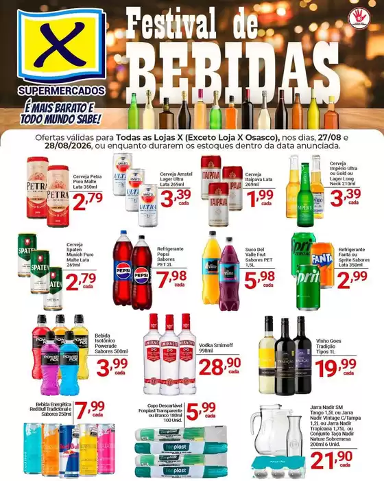 Catálogo X Supermercados | Encarte X Supermercados | 2026-08-27T00:00:00.000Z - 2026-08-28T00:00:00.000Z