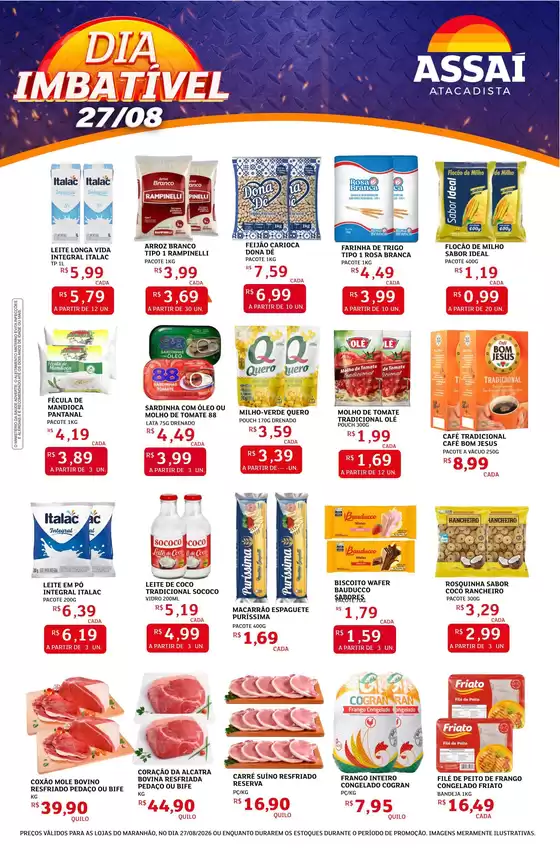 Catálogo Assaí Atacadista | Encarte Assaí Atacadista 49894-357 | 2026-08-27T00:00:00.000Z - 2026-08-27T00:00:00.000Z