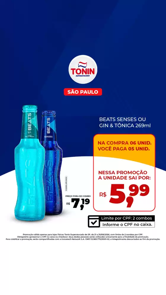 Catálogo Tonin Superatacado | Beats LN SP | 2026-08-27T00:00:00.000Z - 2026-08-30T00:00:00.000Z