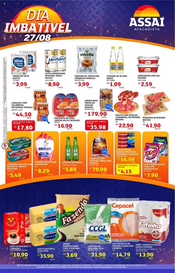 Catálogo Assaí Atacadista | Encarte Assaí Atacadista 49936-63 | 2026-08-27T00:00:00.000Z - 2026-08-27T00:00:00.000Z