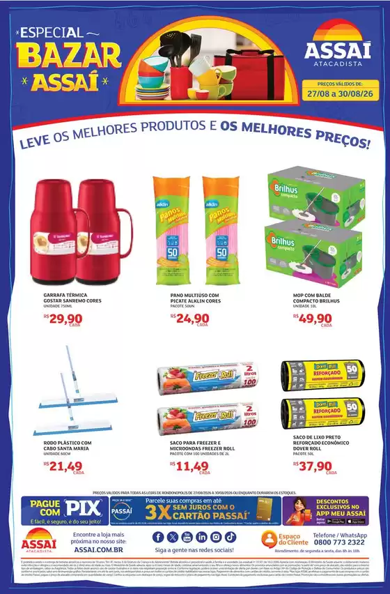 Catálogo Assaí Atacadista | Encarte Assaí Atacadista 170470-652 | 2026-08-27T00:00:00.000Z - 2026-08-30T00:00:00.000Z