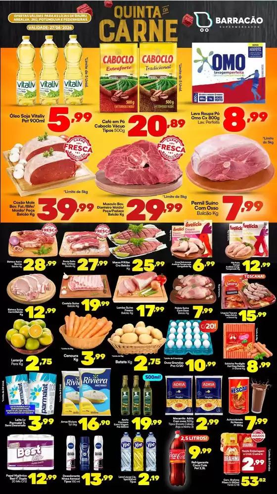 Catálogo Barracão Supermercado | Encarte Barracão Supermercado | 2026-08-27T00:00:00.000Z - 2026-08-27T00:00:00.000Z