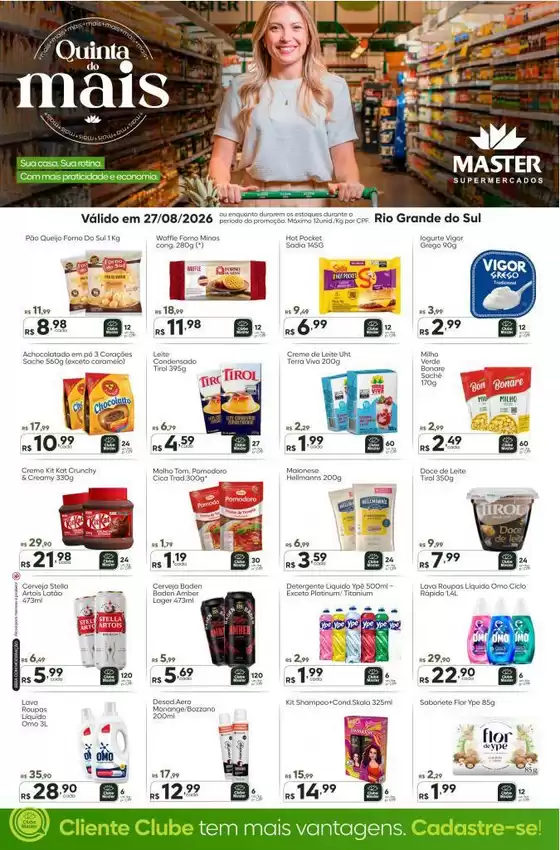Catálogo Master Supermercados | Quinta do mais RS | 2026-08-27T00:00:00.000Z - 2026-08-27T00:00:00.000Z