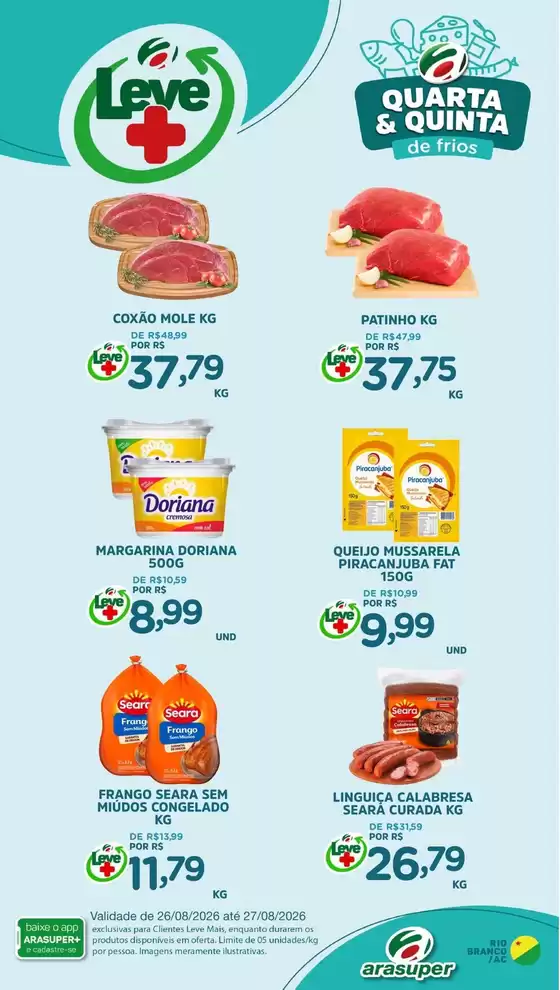 Catálogo Araújo Supermercados | QUARTA E QUINTA | 2026-08-26T00:00:00.000Z - 2026-08-27T00:00:00.000Z