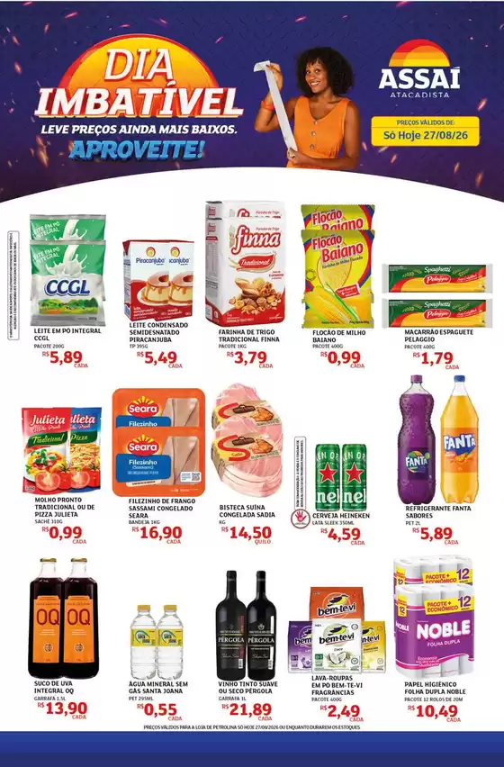 Catálogo Assaí Atacadista | Encarte Assaí Atacadista 170484-574 | 2026-08-27T00:00:00.000Z - 2026-08-27T00:00:00.000Z