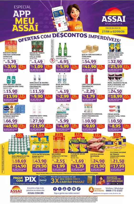 Catálogo Assaí Atacadista em Alvorada do Sul | Encarte Assaí Atacadista 170481-574 | 2026-08-27T00:00:00.000Z - 2026-09-02T00:00:00.000Z