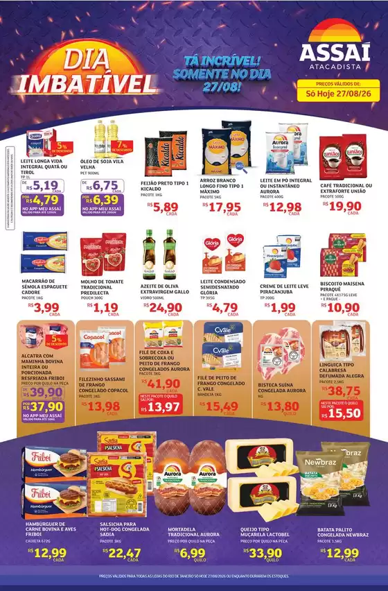 Catálogo Assaí Atacadista em Rio de Janeiro | Encarte Assaí Atacadista 170485-538 | 2026-08-27T00:00:00.000Z - 2026-08-27T00:00:00.000Z