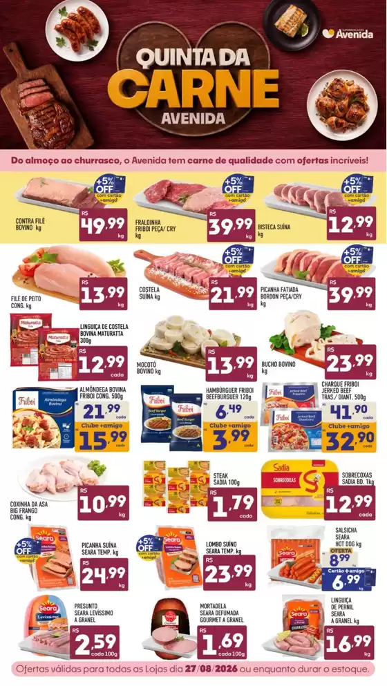 Catálogo Supermercados Avenida | Ofertas e promoções atuais | 2026-08-27T00:00:00.000Z - 2026-08-27T00:00:00.000Z
