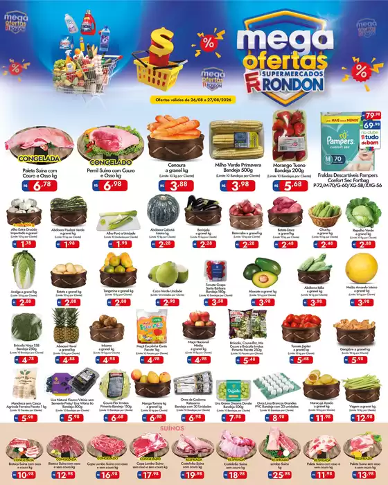 Catálogo Supermercados Rondon | Descubra ofertas atraentes | 2026-08-26T00:00:00.000Z - 2026-08-27T00:00:00.000Z
