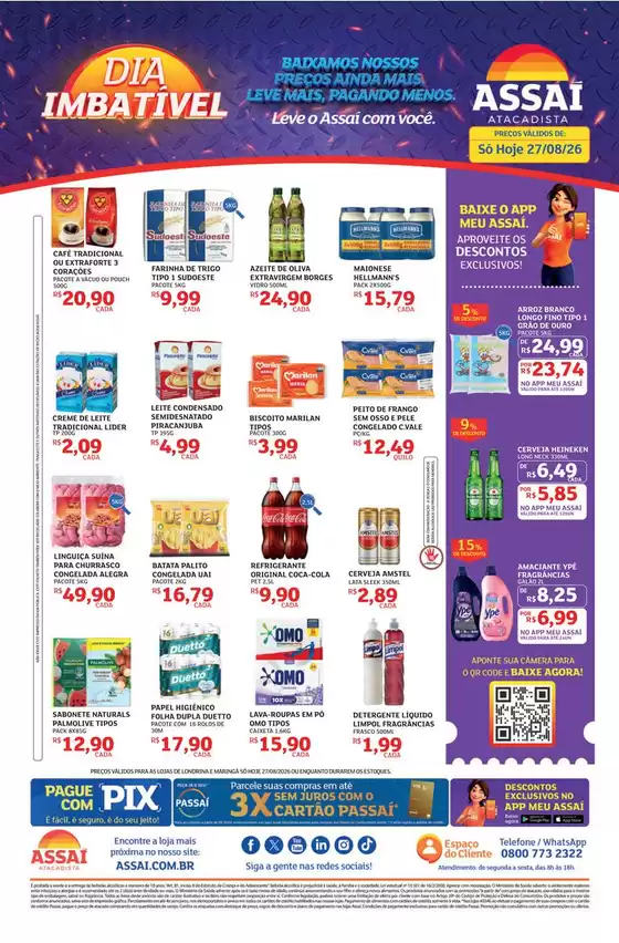 Catálogo Assaí Atacadista em Barreiras | Encarte Assaí Atacadista 170519-513 | 2026-08-27T00:00:00.000Z - 2026-08-27T00:00:00.000Z