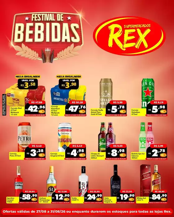 Catálogo Supermercados Rex | Novas ofertas para descobrir | 2026-08-27T00:00:00.000Z - 2026-08-31T00:00:00.000Z