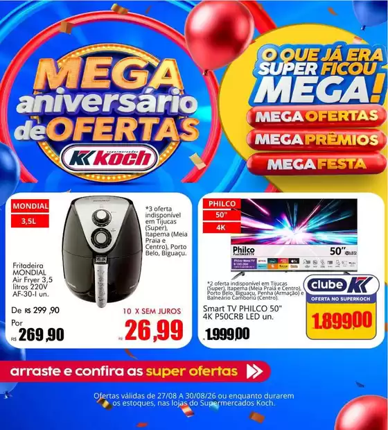 Catálogo Supermercados Koch | Ótima oferta para todos os clientes | 2026-08-27T00:00:00.000Z - 2026-08-30T00:00:00.000Z