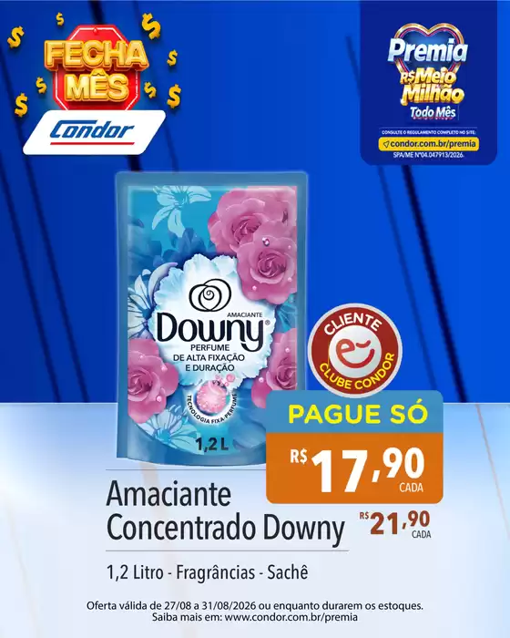 Catálogo Supermercados Condor | Ofertas exclusivas e pechinchas | 2026-08-27T00:00:00.000Z - 2026-08-31T00:00:00.000Z