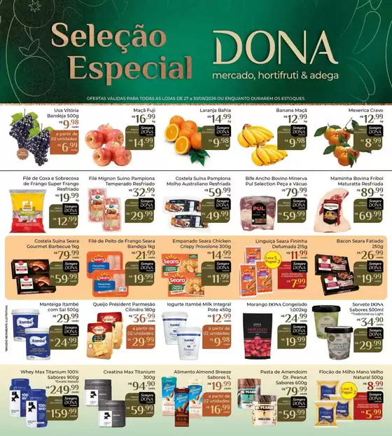 Catálogo Dona de Casa Supermercados | Ofertas | 2026-08-27T00:00:00.000Z - 2026-08-30T00:00:00.000Z