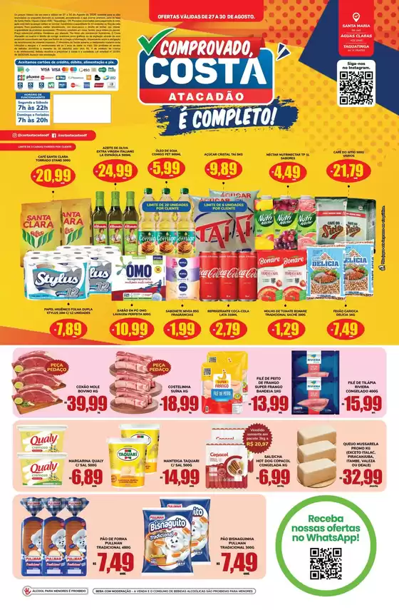 Catálogo Costa Atacadão | Ofertas e promoções atuais | 2026-08-27T00:00:00.000Z - 2026-08-30T00:00:00.000Z