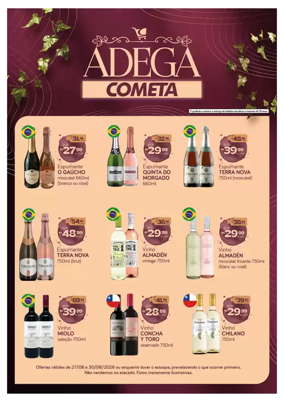 Catálogo Cometa Supermercados | ADEGA COMETA | 2026-08-27T00:00:00.000Z - 2026-08-30T00:00:00.000Z