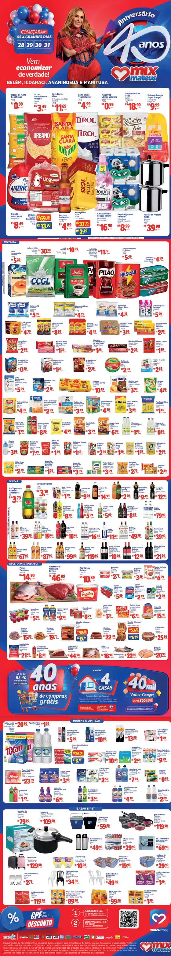 Catálogo Supermercados Mateus em Barcarena | Grandes Dias | 2026-08-27T00:00:00.000Z - 2026-08-31T00:00:00.000Z