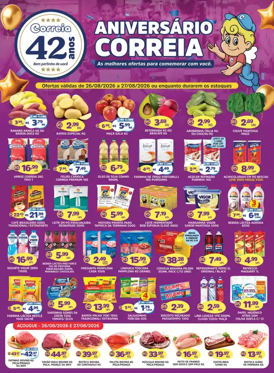 Catálogo Supermercados Correia | Ofertas | 2026-08-27T00:00:00.000Z - 2026-08-27T00:00:00.000Z