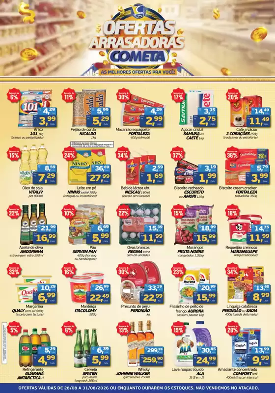 Catálogo Cometa Supermercados | Ofertas incríveis | 2026-08-28T00:00:00.000Z - 2026-08-31T00:00:00.000Z