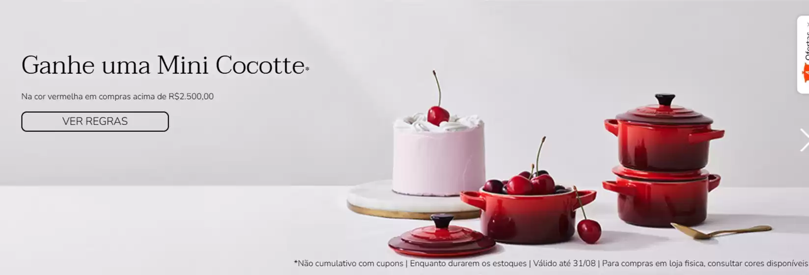 Catálogo Le Creuset | Ganhe uma Mini Cocotte | 2026-08-28T00:00:00.000Z - 2026-08-31T00:00:00.000Z