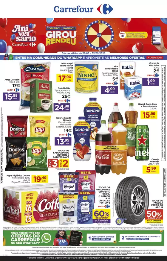 Catálogo Carrefour | Ofertas exclusivas e pechinchas | 2026-08-28T00:00:00.000Z - 2026-09-02T00:00:00.000Z