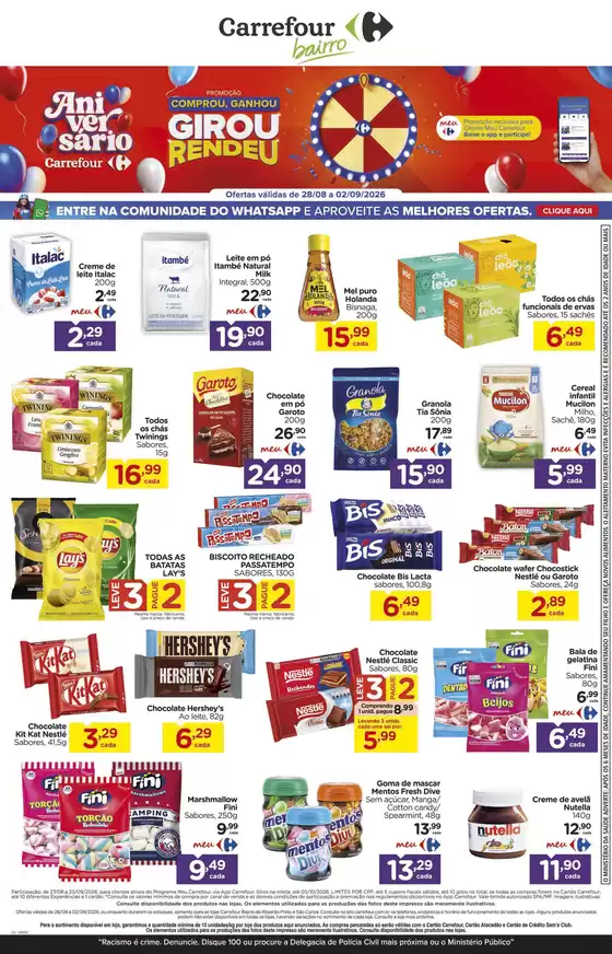 Catálogo Carrefour Bairro | Novas ofertas para descobrir | 2026-08-28T00:00:00.000Z - 2026-09-02T00:00:00.000Z