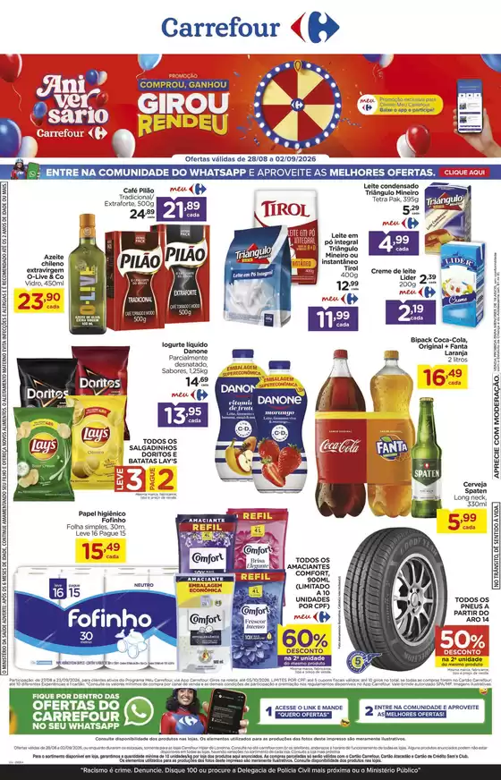 Catálogo Carrefour | Ofertas e promoções atuais | 2026-08-28T00:00:00.000Z - 2026-09-02T00:00:00.000Z