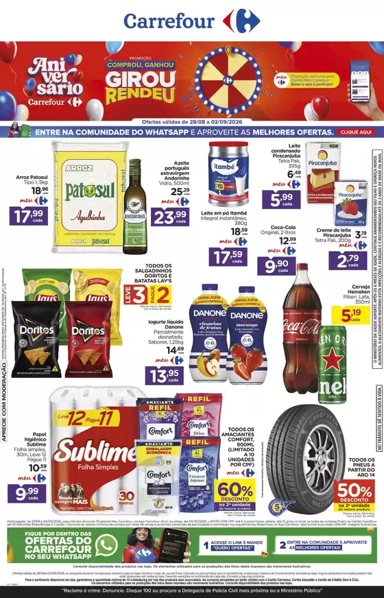 Catálogo Carrefour | Ofertas para caçadores de pechinchas | 2026-08-28T00:00:00.000Z - 2026-09-02T00:00:00.000Z