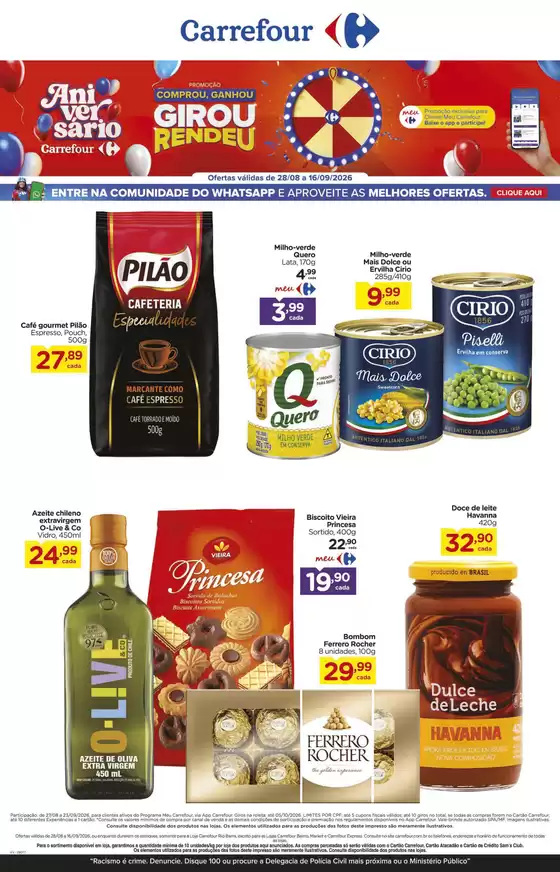Catálogo Carrefour | Lâmina Especial Lojas AA | 2026-08-28T00:00:00.000Z - 2026-09-16T00:00:00.000Z