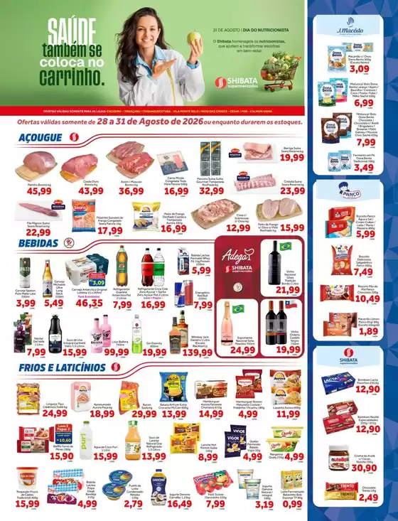 Catálogo Shibata Supermercados | Ótima oferta para caçadores de pechinchas | 2026-08-28T00:00:00.000Z - 2026-08-31T00:00:00.000Z