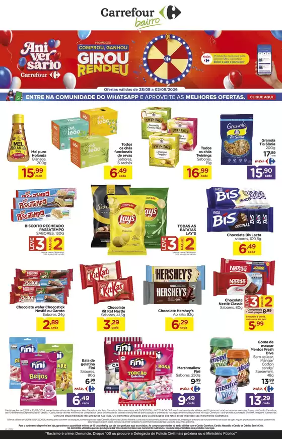Catálogo Carrefour Bairro | Descontos e promoções | 2026-08-28T00:00:00.000Z - 2026-09-02T00:00:00.000Z
