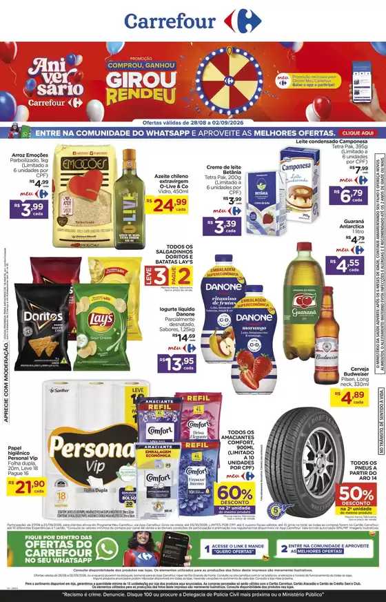 Catálogo Carrefour | Ótima oferta para todos os clientes | 2026-08-28T00:00:00.000Z - 2026-09-02T00:00:00.000Z