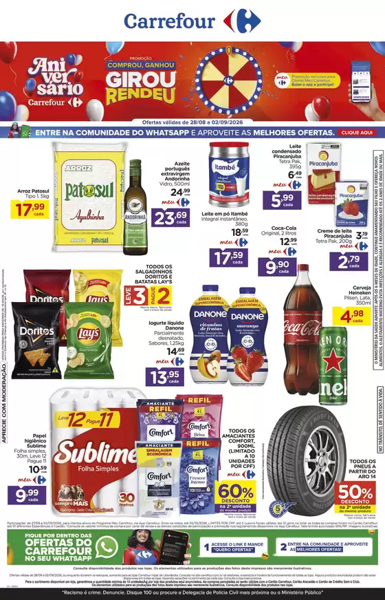 Catálogo Carrefour | Pechinchas e ofertas atuais | 2026-08-28T00:00:00.000Z - 2026-09-02T00:00:00.000Z