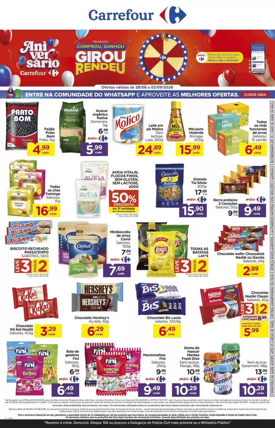 Catálogo Carrefour em Rio de Janeiro | Nossas melhores ofertas para você | 2026-08-28T00:00:00.000Z - 2026-09-02T00:00:00.000Z