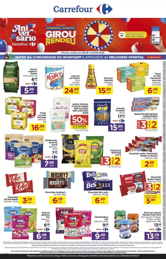 Catálogo Carrefour | Ofertas especiais atraentes para todos | 2026-08-28T00:00:00.000Z - 2026-09-02T00:00:00.000Z