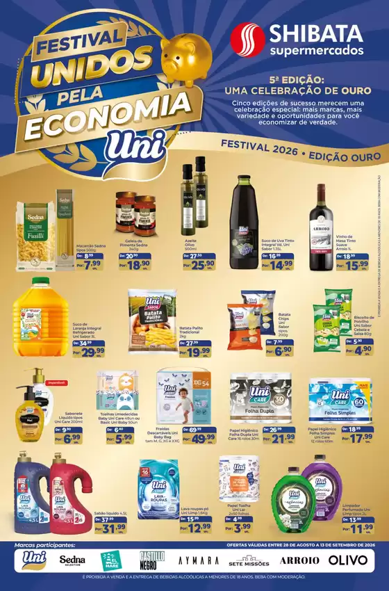 Catálogo Shibata Supermercados | Nossas melhores ofertas para você | 2026-08-28T00:00:00.000Z - 2026-09-13T00:00:00.000Z