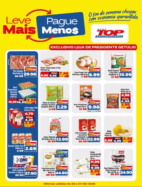Catálogo Rede Top | Grandes descontos em produtos selecionados | 2026-08-28T00:00:00.000Z - 2026-08-31T00:00:00.000Z