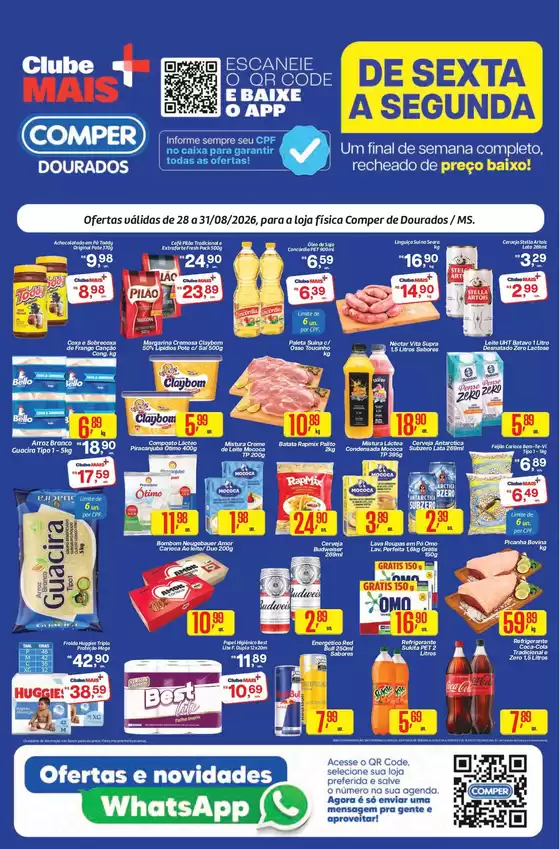 Catálogo Comper | Ofertas Dourados | 2026-08-28T00:00:00.000Z - 2026-08-31T00:00:00.000Z