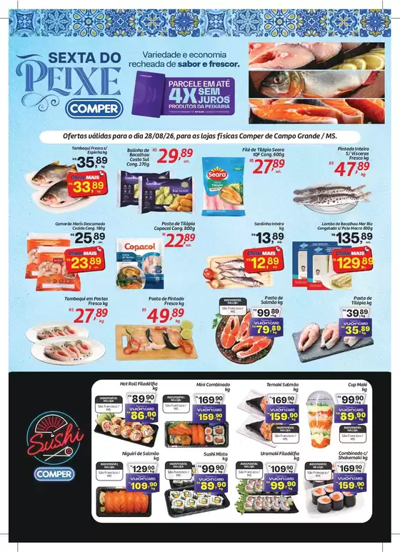 Catálogo Comper | Sexta do Peixe | 2026-08-28T00:00:00.000Z - 2026-08-28T00:00:00.000Z