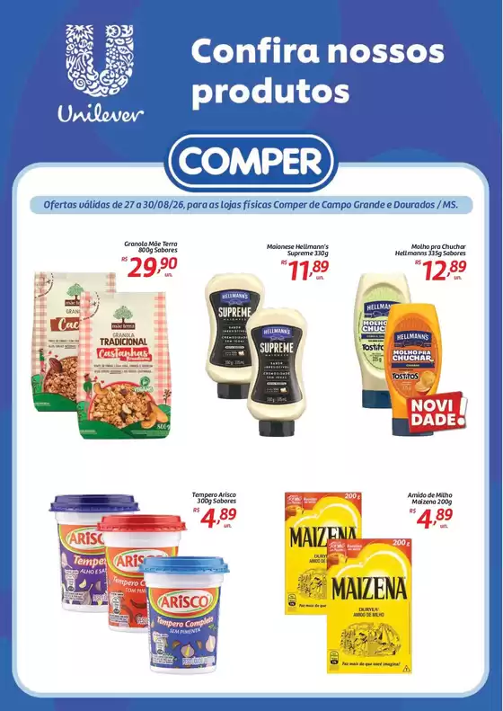 Catálogo Comper | Unilever | 2026-08-28T00:00:00.000Z - 2026-08-30T00:00:00.000Z