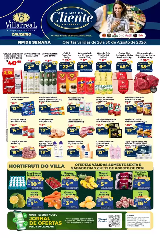 Catálogo Villarreal Supermercados | Nossas melhores ofertas para você | 2026-08-28T00:00:00.000Z - 2026-08-30T00:00:00.000Z