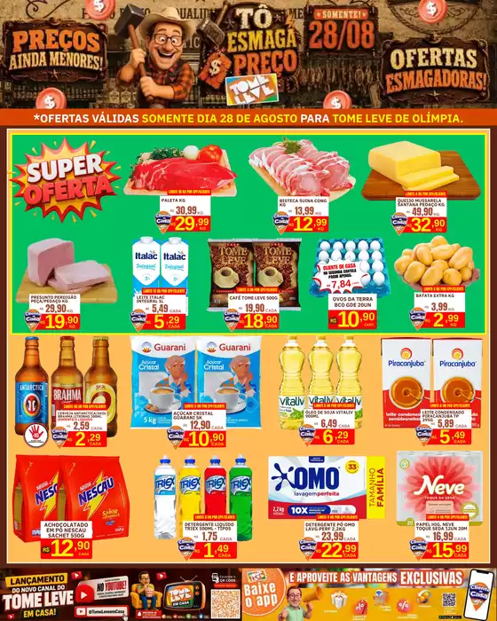 Catálogo Tome Leve | Ofertas e promoções atuais | 2026-08-28T00:00:00.000Z - 2026-08-28T00:00:00.000Z