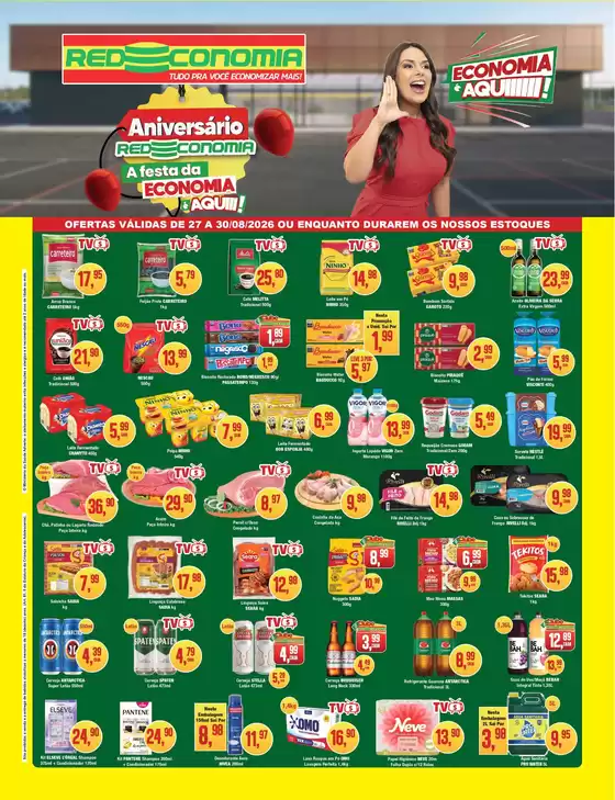 Catálogo Princesa Supermercados | Aniversario Redeconomia - validade 27 a 30/08 | 2026-08-27T00:00:00.000Z - 2026-08-31T00:00:00.000Z